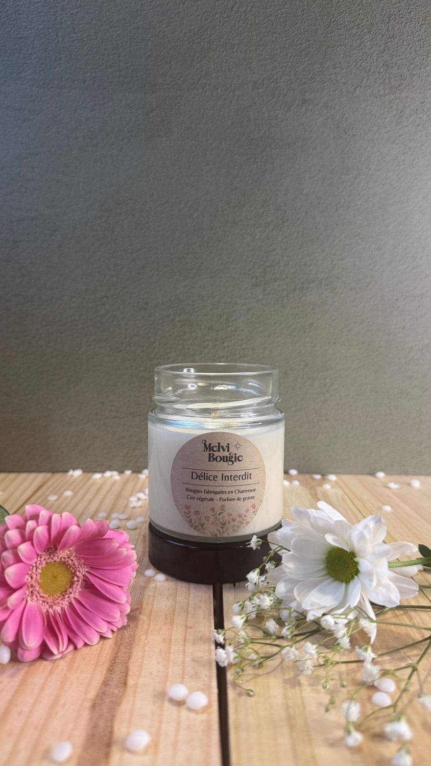 Bougie Bocal Délice Interdit 140g