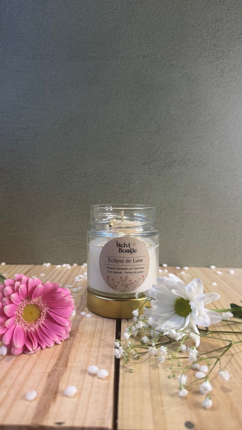 Bougie déco bocal Eclipse de Lune 120g