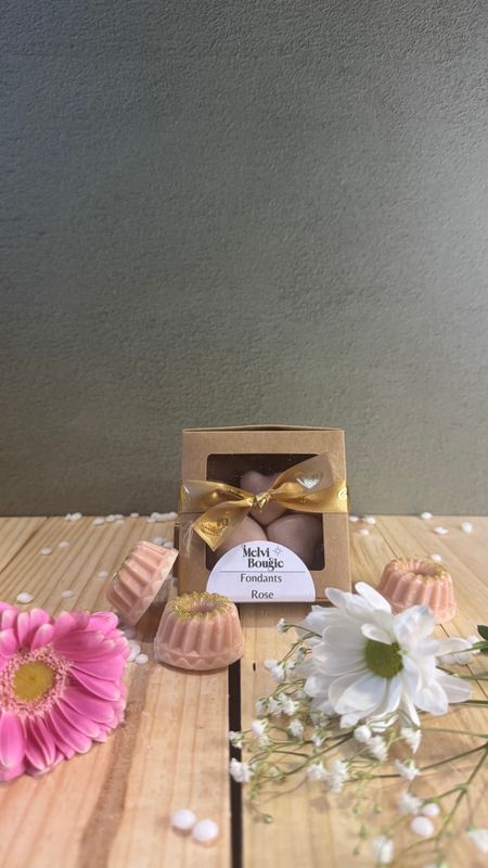 Coffret de fondants rose