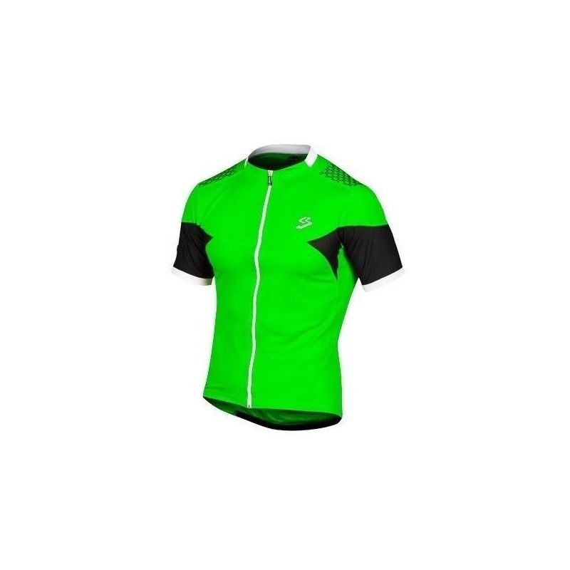 Maillot spiuk anatomic verde-blanco