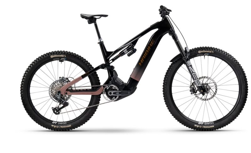 E-Bike Pedelec Haibike "HYBE CF 11" - carbon/copper/gold glänzend - Gr. L - DEMO BIKE