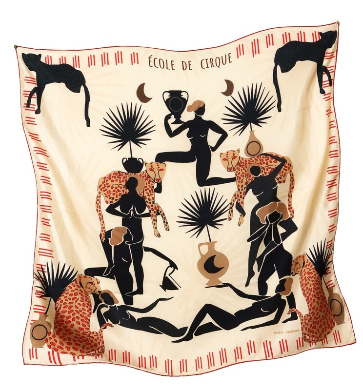 Ecole de cirque beige