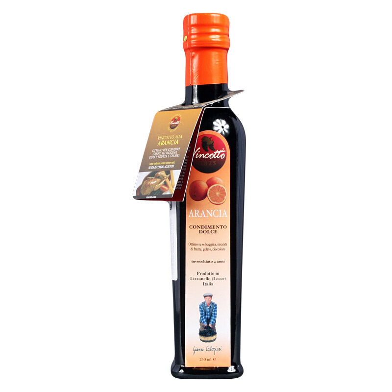 Appelsiinipohjainen Makea Vincotto-etikkakastike | Orange Vincotto | CALOGIURI | 250ml