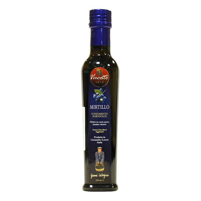 Mustikkapohjainen Vincotto-balsamikastike | Blueberries Vincotto | CALOGIURI | 250ml