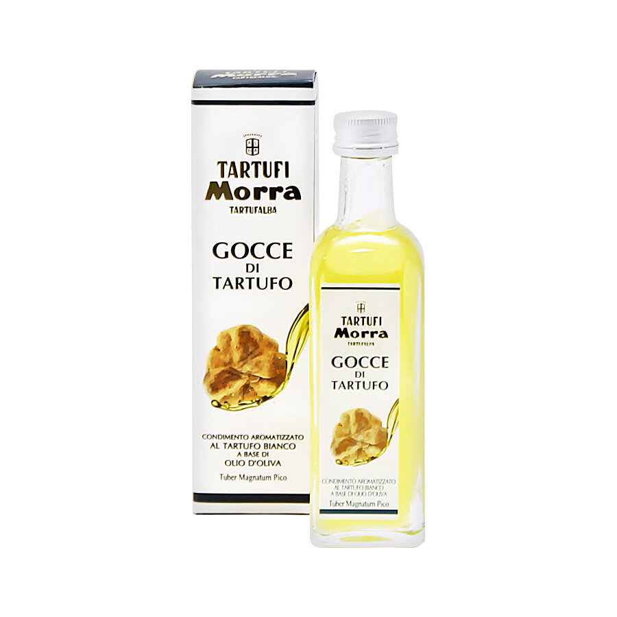 Tryffeliöljy, Alba-valkotryffeli (Tuber Magnatum Pico) | White Truffle Oil | TARTUFI MORRA | 55 ml