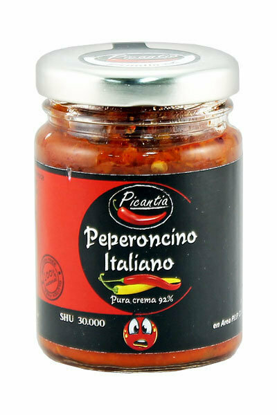 Peperoncino Paprikapasta (Ekstraneitsytoliiviöljyllä) | Peperoncino Pepper Paste (With Evoo) | PICANTIA | 90 G