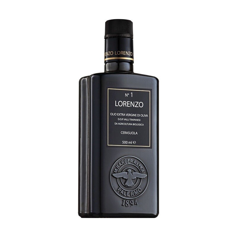 Luomu extra vergin -oliiviöljy Lorenzo №1 D.O.P. Valli Trapanesi | BARBERA | 500 ml