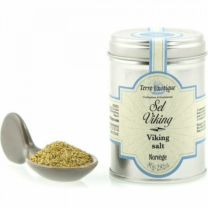 Savunmakuinen Viikinkisuola (Norja) | Viking Smoked Salt | TERRE EXOTIQUE | 80g