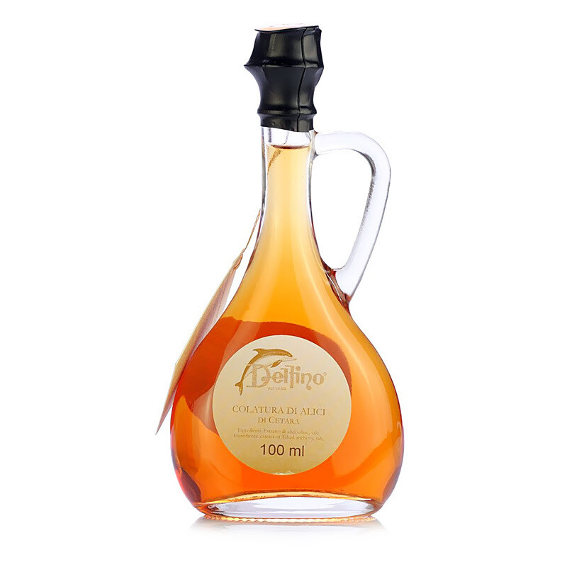 Colatura di Alici Anjovis-Kastike | Fermented Anchovy Sauce | DELFINO | 100m