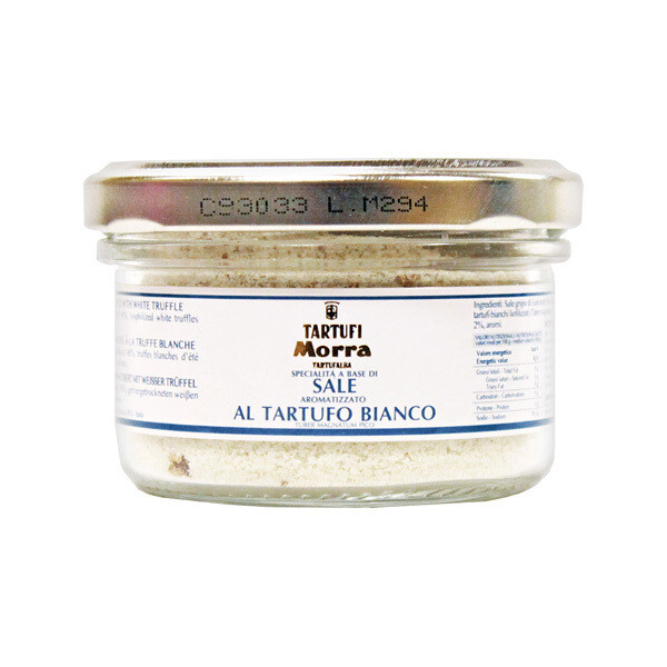 Guérande merisuola valkotryffelillä | Alba White Truffle Guérande Salt | TARTUFI MORRA | 100g