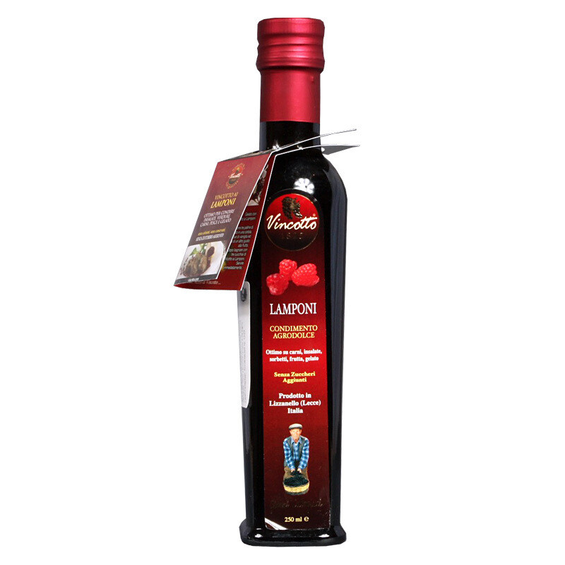 Vadelma vincotto-balsamikastike | Raspberry Vincotto | CALOGIURI | 250ml