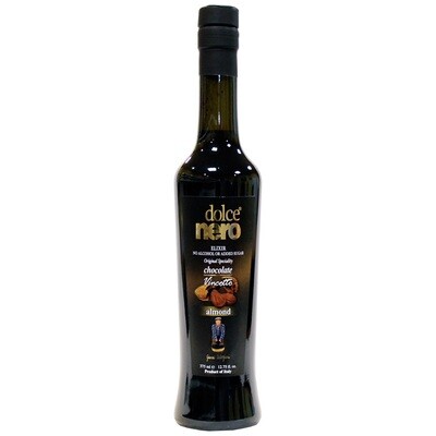 Vincotto-viinisuklaakastike Mantelilla Dolce Nero | Chocolate Vincotto with Almond | CALOGIURI | 375 ML