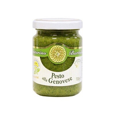 Genoese Oliiviöljypohjainen Pesto D.O.P. | Pesto With Genoese Basil D.O.P. and EVOO (40%) | VENTURINO | 130g
