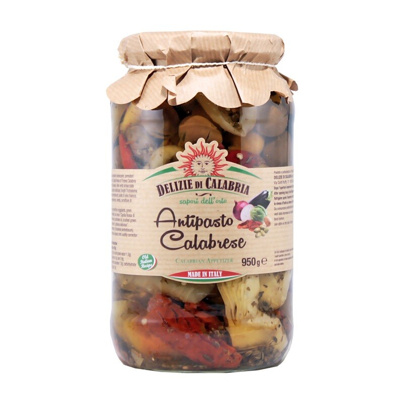 Calabrian Antipasto -alkuruoka | Calabrian Antipasto | DELIZIE DI CALABRIA | 950 g