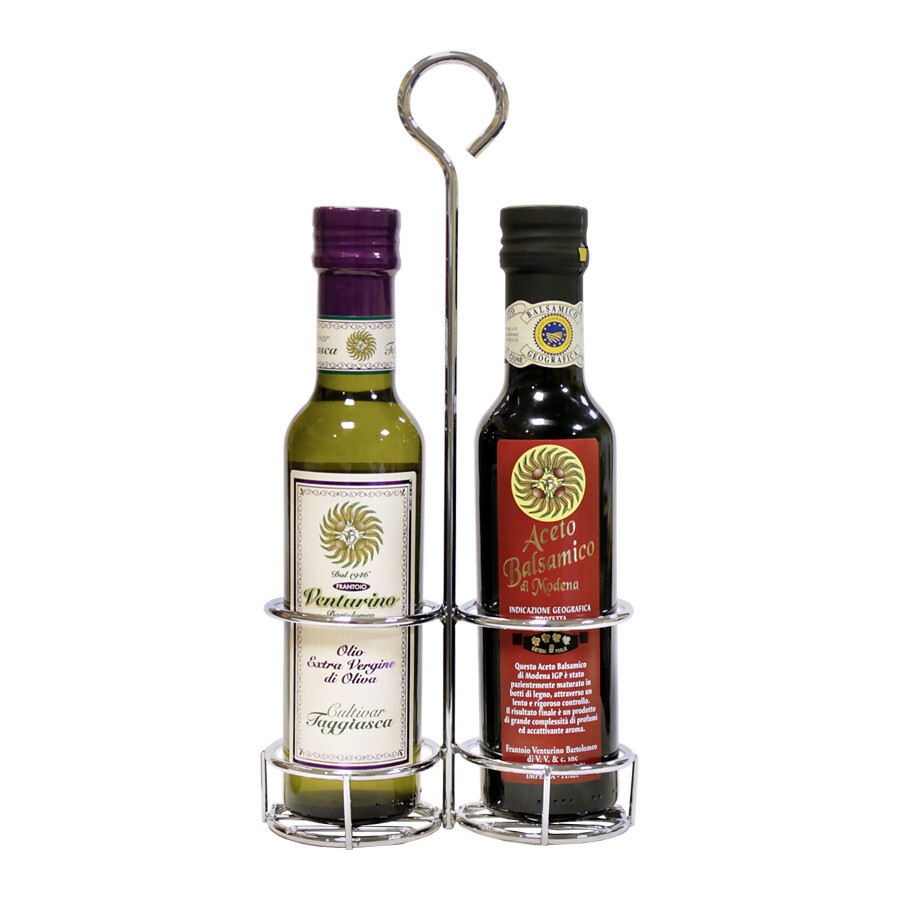 Oliera "Balsamiviinietikka Ja Ekstraneitsytoliiviöljy" | Oliera "Balsamic Vinegar and Olive Oil" | VENTURINO | 2*250ml