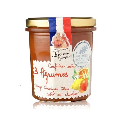 Korsikan 3 Sitrushillo Extra | 3 Citrus of Corsica Extra Jam | LUCIEN GEORGELIN | 350 g