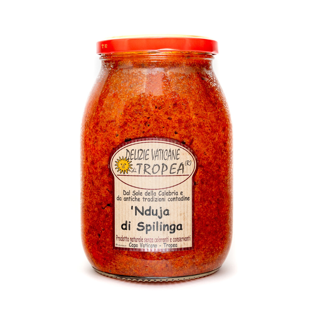 ‘Nduja di Spilinga salamilevite oliiviöljyllä | DELIZIE VATICANE DI TROPEA | 1000g