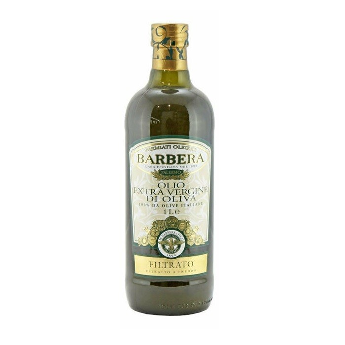 Extra vergin -oliiviöljy suodatettu | Italian Filtred EVOO | BARBERA | 1000ml