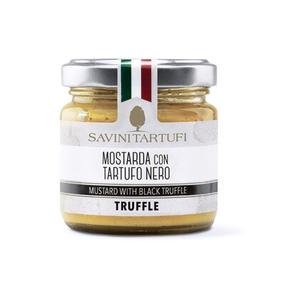 Dijon sinappi ja musta tryffeli | Dijon Mustard with Black Truffle | SAVINI TARTUFI | 90g