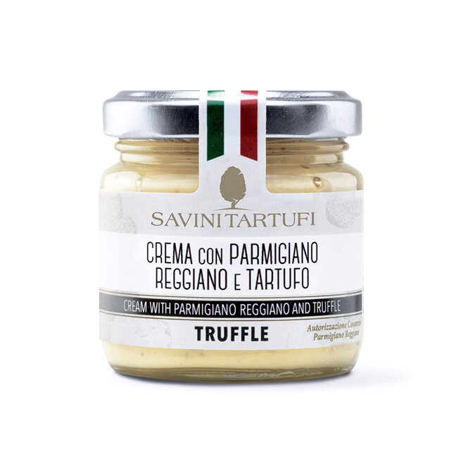 Parmigiano-tryffelikreemi | Cream with Parmigiano &amp; Truffle | SAVINI TARTUFI | 90g