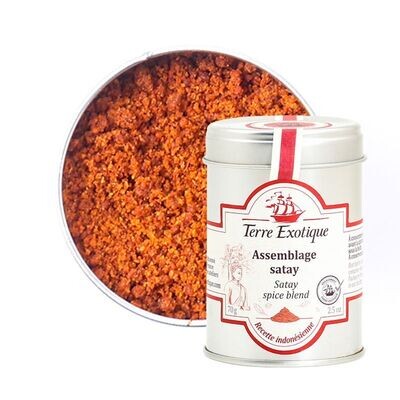 Satay mausteseos | Satay Spice Blend | TERRE EXOTIQUE | 70g