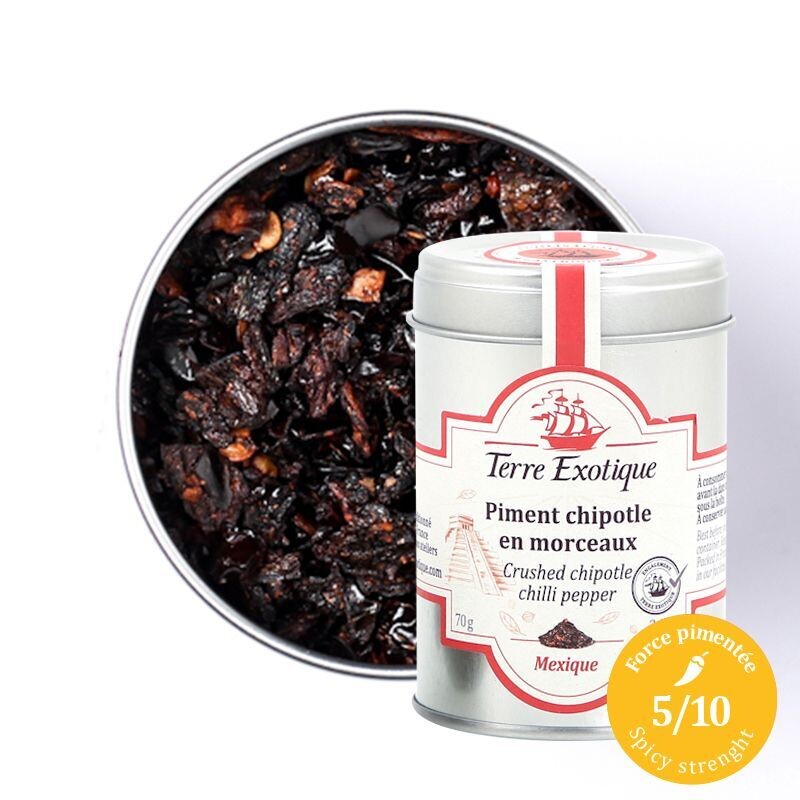 Chipotle chilipippuri murskattu | Crushed Chipotle | TERRE EXOTIQUE | 70 g
