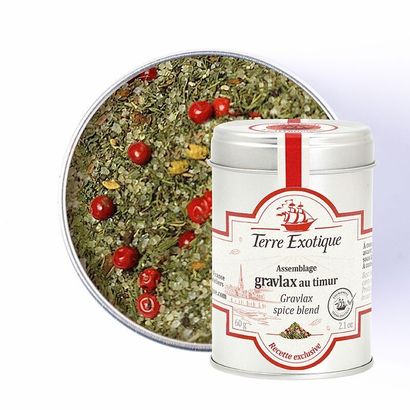 Gravlax mausteseos | Gravlax spice blend | TERRE EXOTIQUE | 60g