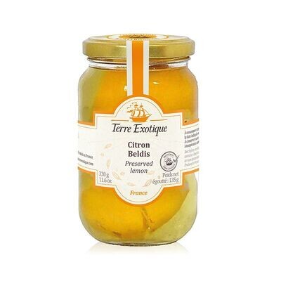 Sitruunat suolalla | Salted lemons | TERRE EXOTIQUE | 330 g