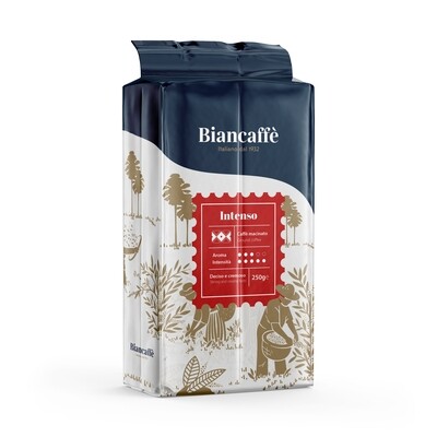 Intenso jauhettu kahvi | Intenso ground coffee | BIANCAFFE | 250g