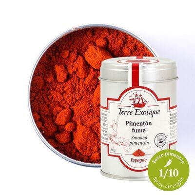 Savustettu Pimenton paprikajauhe | Smoked Pimenton | TERRE EXOTIQUE | 60g