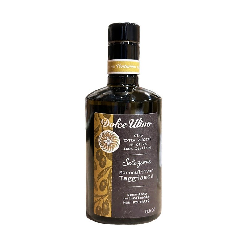 Taggiasca-oliivejalta makea ekstraneitsytoliiviöljy | VENTURINO | 500 ml