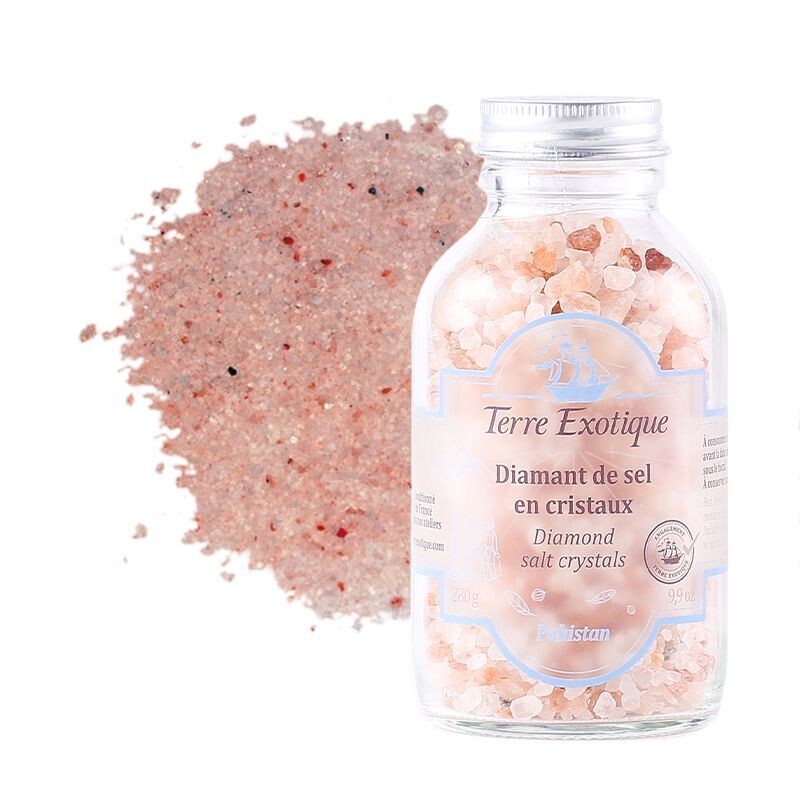 Himalajan vaaleanpunainen kristallisuola | Himalayan Pink Salt Cristals | TERRE EXOTIQUE | 315g