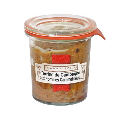 Maalaistyylinen lihateriini karamellisoidulla omenalla | SAVEURS | 100 g