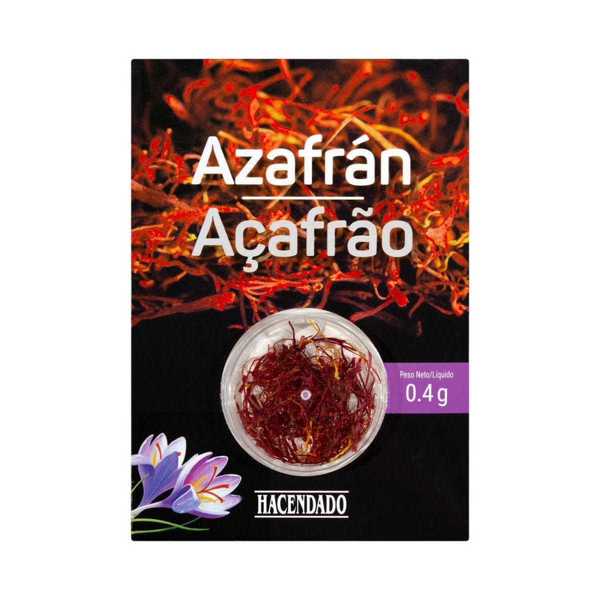 Sahrami filamentti | Saffron filaments | HACENADADO | 0,4g