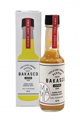 BAKASCO chilikastike, jossa on yuzua ja kaki-etikkaa | UMAMI |  60ml