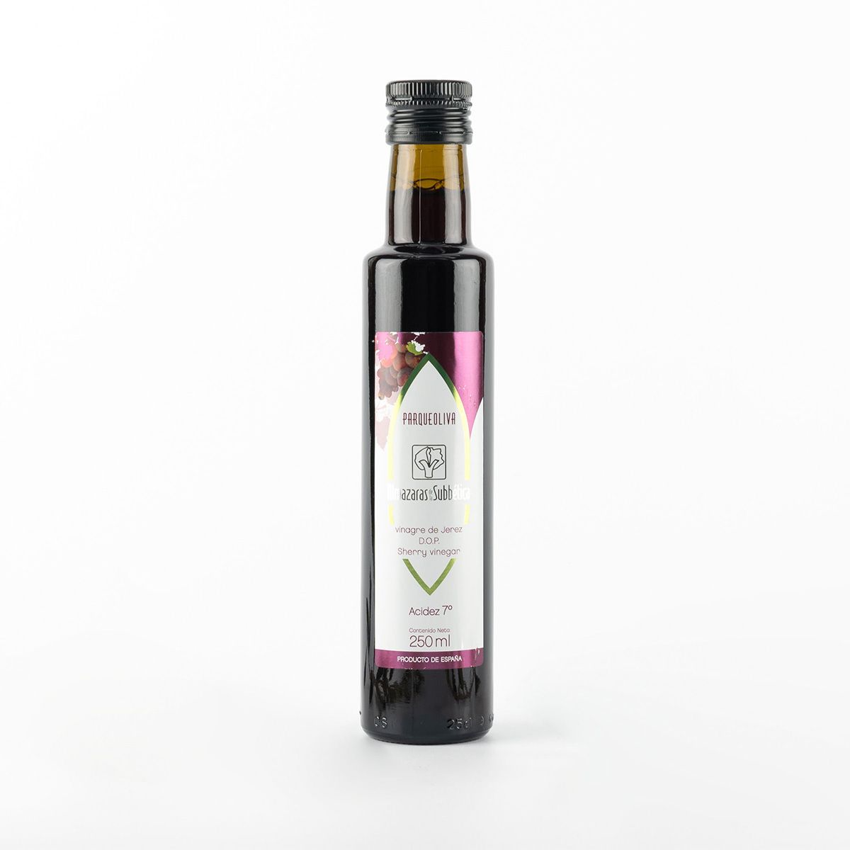 Sherrystä valmistettu etikka DOP Jerez | Sherry Vinegar | PARQUEOLIVA | 250 ml