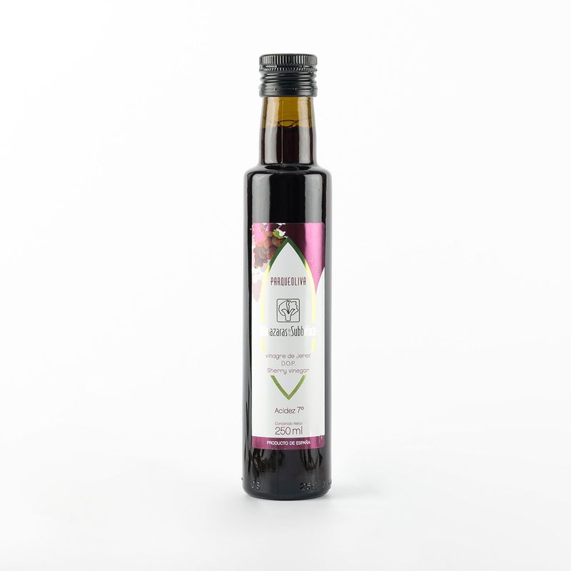 Sherrystä valmistettu etikka DOP Jerez | Sherry Vinegar | PARQUEOLIVA | 250 ml