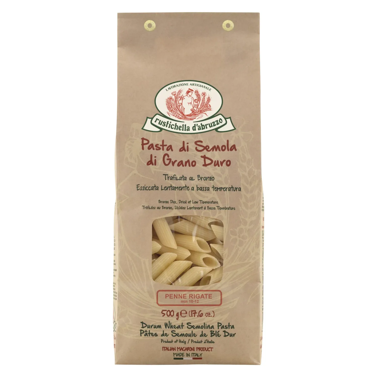 Penne rigate pata RUSTICHELLA D’ABRUZZO 500g