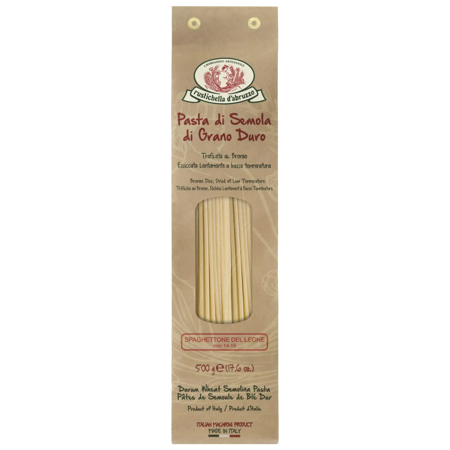 Spaghettone del leone pasta RUSTICHELLA D’ABRUZZO 500g
