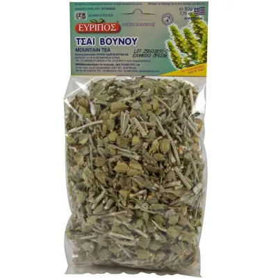 Kreikkalaiset yrtit: vuoristotee (sideritis-yrtti) EVRIPOS 50g