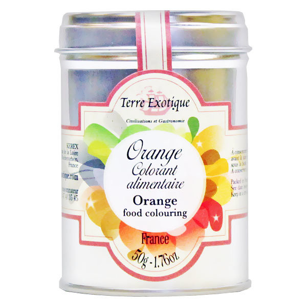 Oranssi väriaine | Orange food colouring | TERRE EXOTIQUE | 50g