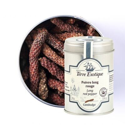 Punainen pitkäpippuri | TERRE EXOTIQUE | 30g Punainen pitkäpippuri | TERRE EXOTIQUE | 30g