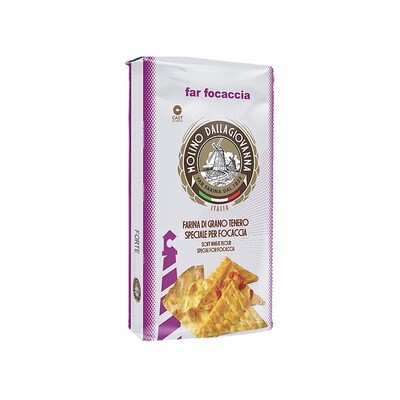 Focaccia La Forte jauho "00" W-330 | MOLINO DALLAGIOVANNA | 5 kg Focaccia La Forte jauho "00" W-330 | MOLINO DALLAGIOVANNA | 5 kg