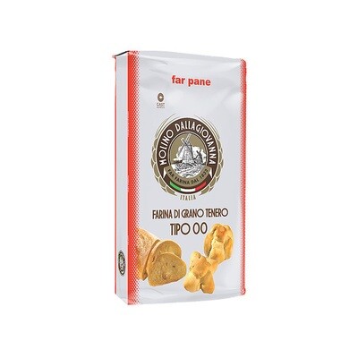 Leipäjauho Pane-SSP “00" W-400 | MOLINO DALLAGIOVANNA | 5 kg