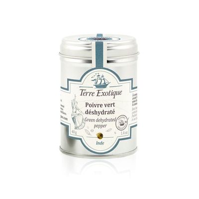 Vihreä pippuri, dehydratoitu | Green Pepper Dehydrated | TERRE EXOTIQUE | 40g Vihreä pippuri, dehydratoitu | Green Pepper Dehydrated | TERRE EXOTIQUE | 40g