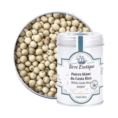 Costa Rican valkopippuria | White Costa Rica pepper | TERRE EXOTIQUE | 60g