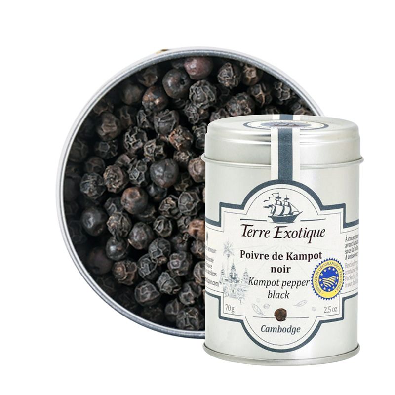 Kampot mustapippuri IGP | TERRE EXOTIQUE | 70g