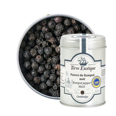 Kampot mustapippuri IGP | TERRE EXOTIQUE | 70g