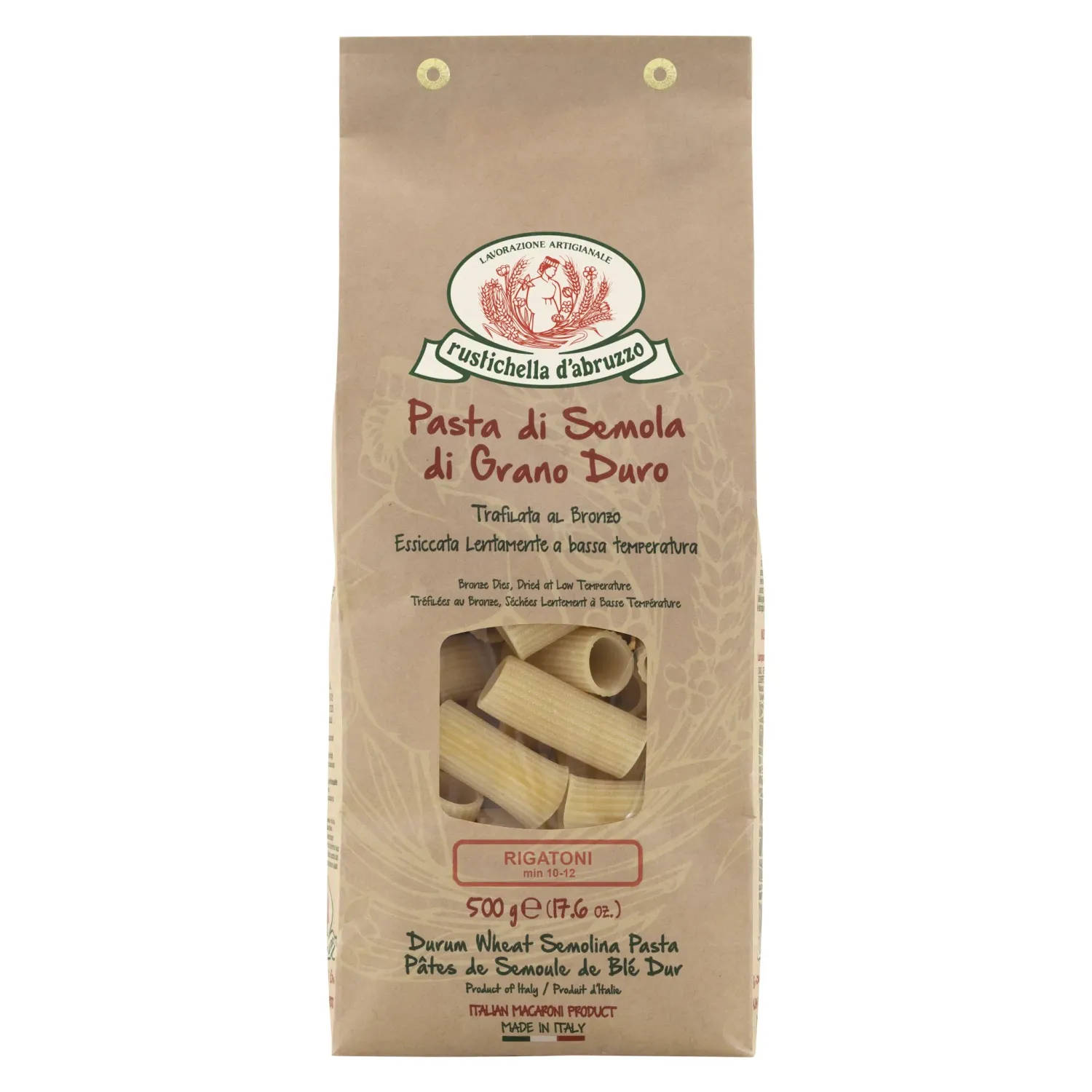 Rigatone pasta RUSTICHELLA D’ABRUZZO 500g