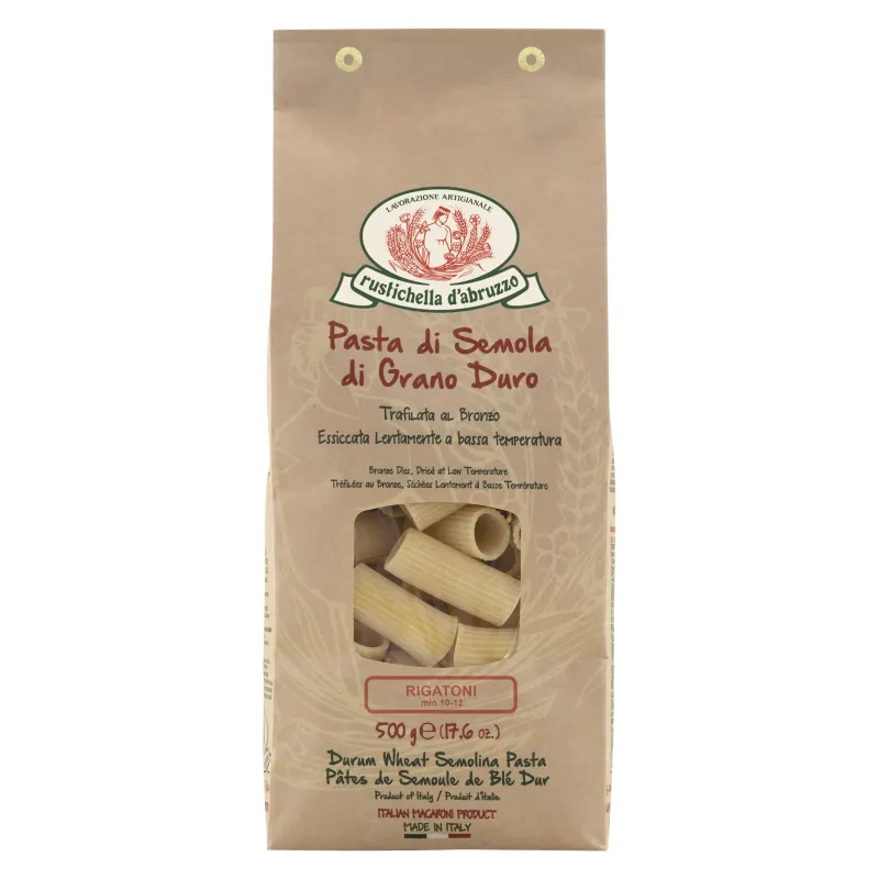 Rigatone pasta RUSTICHELLA D’ABRUZZO 500g